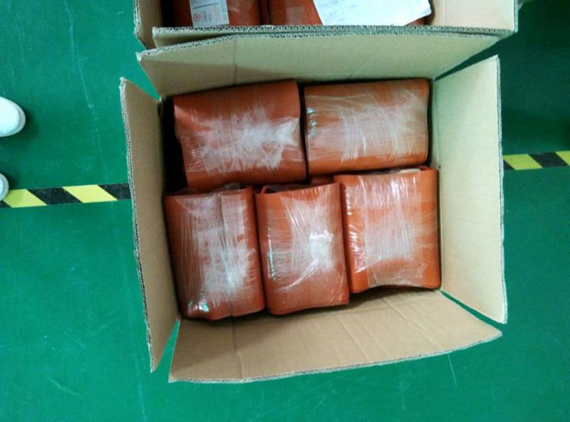 신호 Snowmelt 실리콘 고무 가열 패드 포장 Signal Snowmelt Silicone Rubber Heating Pad packing