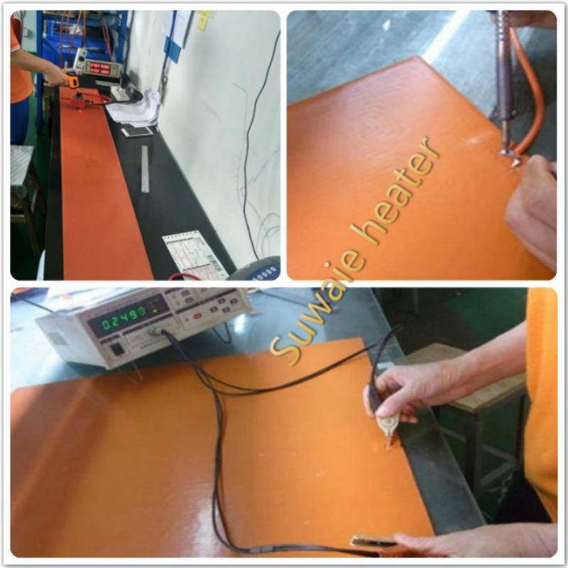 Kapton Polyimide PI 플렉시블 패드 히터 테스트 1 Kapton Polyimide PI Flexible Pad Heater test1