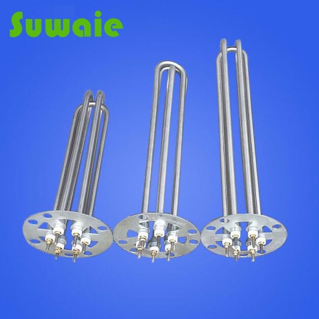 China 3 phase flange immersion heater