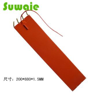 12 볼트 실리콘 고무 열 패드